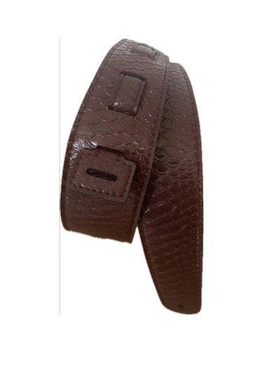 Rubber Strato Comfort Destekli Suni Deri Gitar Askısı