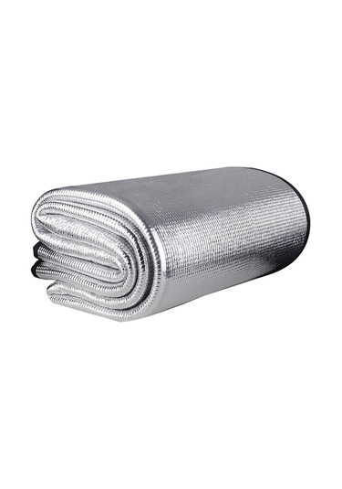 Su Geçirmez Kamp Matı 8mm Piknik Battaniyesi Uyku Matı, 200 X 200cm Gümüş