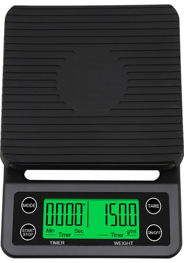 Ximistore9 0.1g Hassaslıkta 5kg Kapasiteli Çok Amaçlı Mutfak Terazisi, Kahve Ve Fırın İçin Zamanlayıcılı, Pil Hariç Çok Renkli