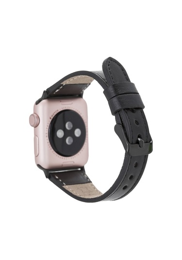 Apple Uyumlu Watch Uyumlu Deri Kordon 42-44-45mm Slim Rst1