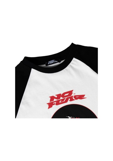 No Fear Erkek Çocuk Tshirt Nfr-b500353 Siyah - Beyaz