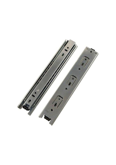 Minnes Teleskopik Çekmece Rayı H43Mm - 80Cm Gri