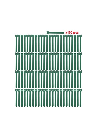 Geeksen Yeşil Nilon Bant Kordon Organizatörü - 12x150mm, Tekrarlı Kullanım, Ev/ofis Kablo Sıkma Bağlantı Aracı