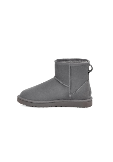 Ugg W/1134962 W Classic Mini Sıde Logo 2 Kadın Bot Gri