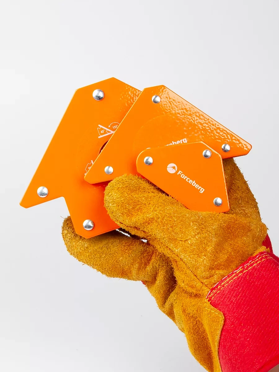 Forceberg Kaynak İçin Manyetik Köşe Seti, 6 Parça 175763974 Turuncu