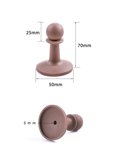 Lemestar 4'lü Tpr Kamp Çadırı Direk Koruyucu Kapağı - Elektrostatik Engelleme, Isolasyon, Taşınabilir, Kolay Kurulum - Kahve Renkli Kahverengi