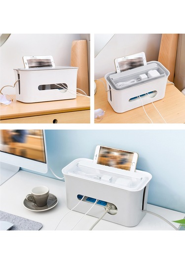 Hfambition Büyük Boy Kablolama Kutusu: Çok Fonksiyonlu Kapaklı Kabloları Düzenleme Ve Saklama Çözümü Diğer