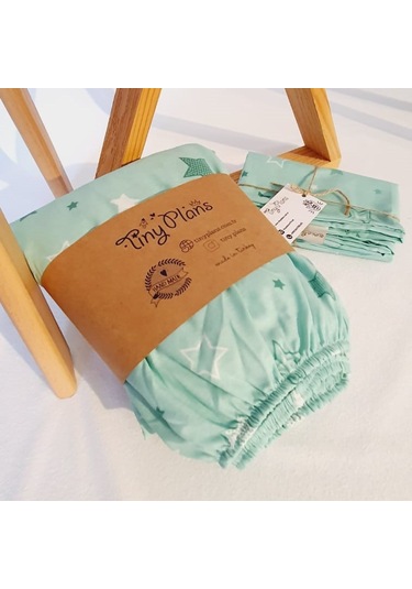 Tiny Plans Lastikli Bebek Çarşafı-yastık Kılıfı Takım 70x110 Cm