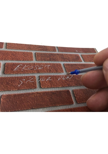 Ekoset Gümüş Deri Kalemi 2 Adet ve 100 Adet Kalem içi