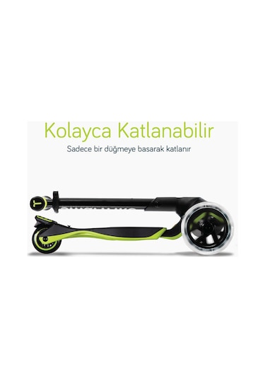 Smartrike Xtend Büyüyebilen Ride On Scooter Lime Çok Renkli