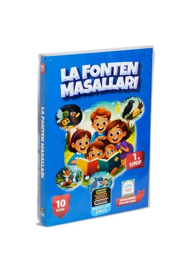 1. Sınıf Okuma Seti La Fonten Masalları 10 Kitap + Değerlendir...