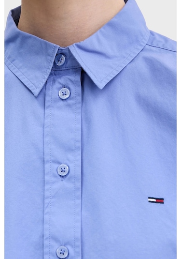 Tommy Jeans Bayan Gömlek Dw0dw22078 C58 Açık Mavi Açık Mavi Tommy Jeans Bayan Gömlek Dw0dw22078 C58 Açık Mavi Açık Mavi
