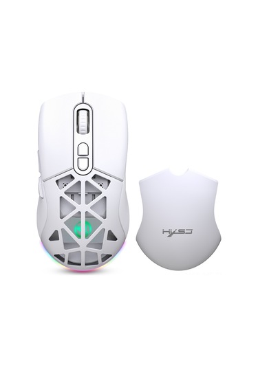 Mufunye Hxsj T26 Kablosuz Oyun Faresi: 4800dpı, Rgb Aydınlatma, Hızlı Şarj, 7 Tuşlu, Pc/mac Uyumlu 001