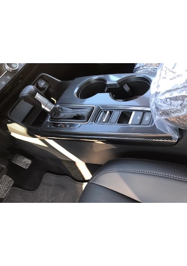 Honda - Cıvıc Fe1 2022 Uyumlu Vıtes Kenar Kaplama 2 Parça Karbon