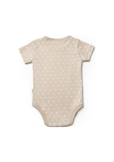 Bebek 3'lü Kısa Kol Body, %100 Organik Pamuk, Bebek Ve Yenidoğan Serisi -csy8121 Ekru