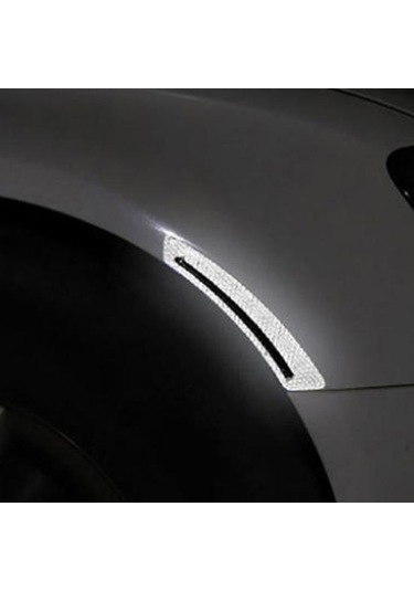 Sarı Pratik Araba Çamurluk Etiketi Çarpışma Önleyici Yüksek Parlaklık Uyarısı