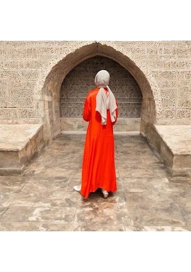 Olla Collection Venöve Stone Elbise Nar Çiçeği Nar Çiçeği
