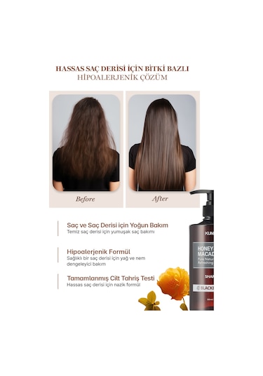 Kundal Honey & Macadamia Baby Powder Nature Şampuan 500 ML