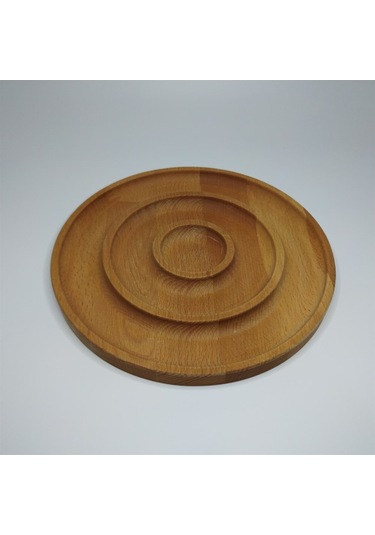Buco 3 Gözlü Yuvarlak Çerezlik Kahvaltılık 25CM