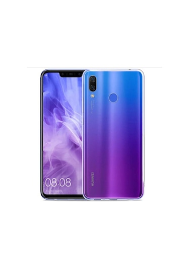 Huawei P Smart 2019 Kilif Seffaf Silikon Hibrit Case 390885542