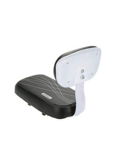 Novahub Bisiklet Arka Koltukları Bisiklet Pu Deri Yumuşak Yastık Çocuklar İçin Rahat Arka Taşıma Koltukları Siyah, Bisiklet Koltuğu Yumuşak Siyah