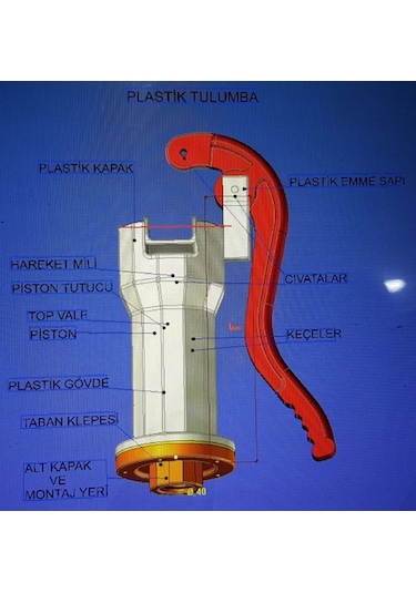 Ymk Plastik 3'' Plastik Su Tulumbası 1-1/2''