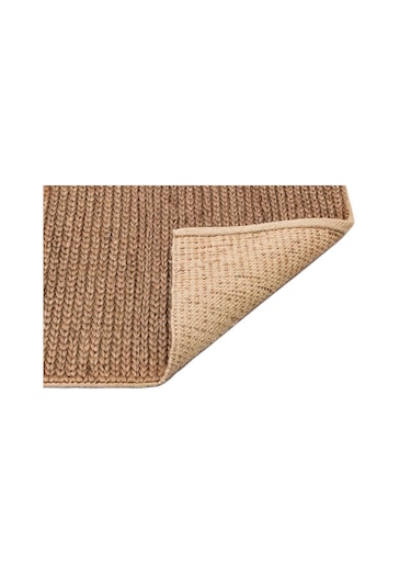 Eko Halı Flatweave Choti Brown Dekoratif Jüt Kilim