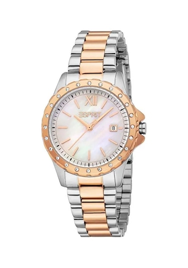Esprit Es1l522m0085 Kadın Kol Saati Metalik Gri - Rose Gold