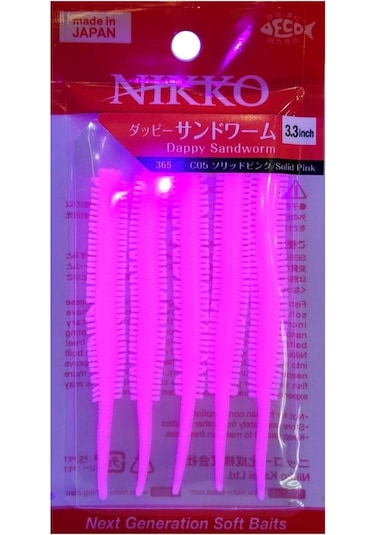 Nikko Sandworm Floating 8.5cm Lrf Silikonu Solıd Pınk 365
