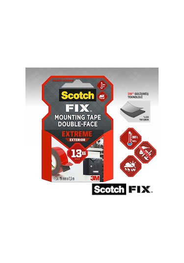 Scotch Extreme Dış Mekan Ekstra Güçlü 19mmx5m