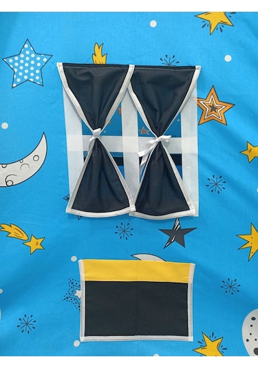 Kızıldereli Çocuk Oyun Çadırı Devrilmeyen Sabitleme Mekanizmalı Galaksi Serisi Mavi