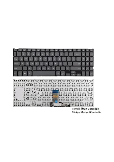 Asus X509, X515 Serisi Notebook Klavyesi Siyah Tr / Kl0610