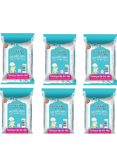 Fresh'n Soft Islak Tuvalet Kağıdı Fırsat Paketi 6 x 60'lı 360 Yaprak