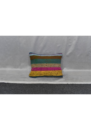 Zehra Abla Halı Yeni El Dokuma Dekoratif Kilim Kırlent Yastık Kılıfı 6231