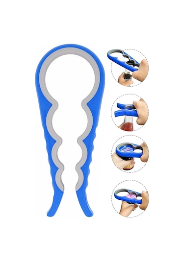 Büyük Boy Kavanoz Kapağı Açıcı Kışlık Konserve Kavanoz Açacak Çok Renkli