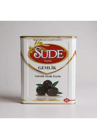 Gemlik Sofralık Siyah Zeytin 10 Kg. 320-330 Adet/kg