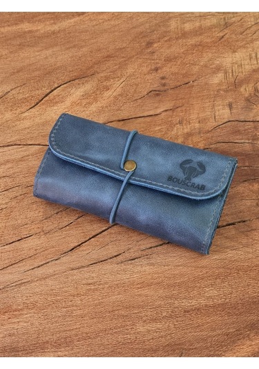 Tütün Kesesi Cüzdan Tütünlük Gerçek Deri Açık Boyut: 13cm 19cm Kapalı Boyut: 7cm 13cm