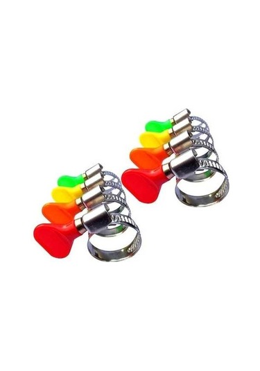 Pazly 8 Parça Ayarlanabilir Bant Hortum Kelepçesi 19-mm Paslanmaz Çelik Su Geçirmez