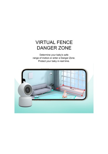 Cheego 3mp Hd Akıllı Kameralı Ve Sesli Bebek Monitörü