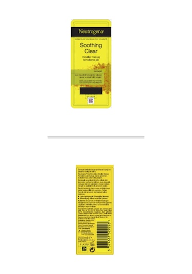 Neutrogena Soothing Clear Micellar Jel 200 ML x2