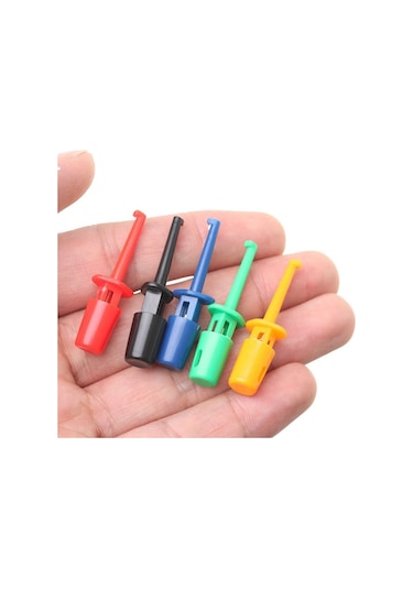 5 Adet Kanca Tip Test Ölçme Soketi Mini Lehimsiz Tutucu