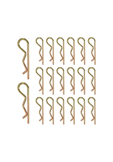 20 Pcs Hitch Pim Klipsi, 5mm X 100mm R Klipler Renkli Çinko Yay Çelik Tespit Tel Saç P