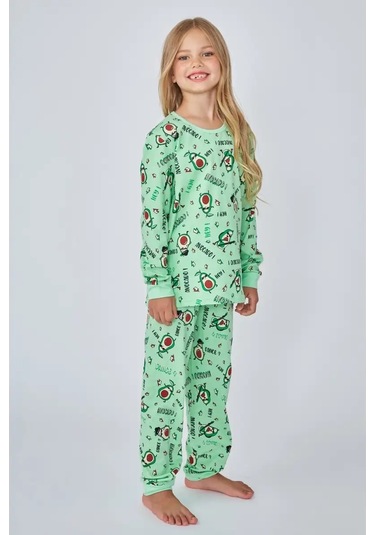Novomoskovskij Trikotaz Kız Çocukları, Gençler Ve Küçük Çocuklar İçin Pi Jamayı Evde Giyilen Bir Pijama Takımı Olarak T Mavi