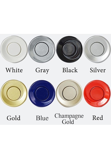 Mavi Hippcron Araba Park Sensörü Kiti 2 Sensörler 22mm Led Ekran Ters Radar Ses Uyarı Göstergesi Sistemi 8 Renk