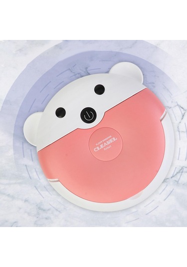 Suntek Profesyonel Taşınabilir Otomatik Elektrikli Süpürge Pembe