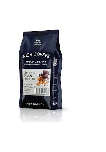 Nish Coffee Çikolata Badem Aromalı Filtre Kahve 250 G