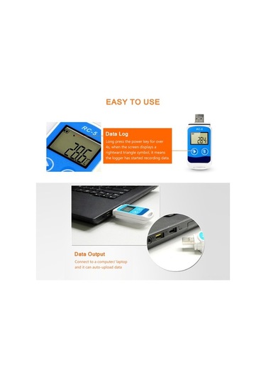 Tongxida Usb Sıcaklık Kaydedici -30 C +70 C, Gıda/ilaç Depolama Ve Taşıma İçin Yüksek Hassasiyetli
