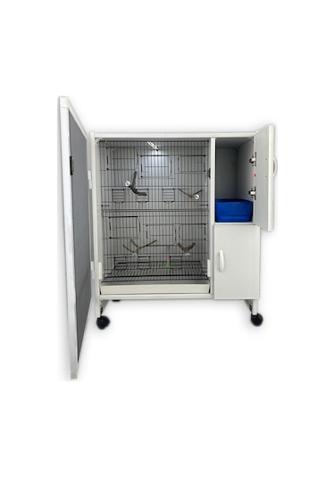 İstanbul Kafes Model Slt02y Pvc Kuş Dolabı