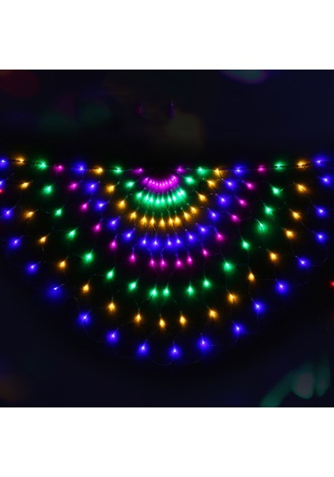 Sones Tavuskuşu Işıkları Led Balık Ağı Işıkları Açık Hava Su Geçirmez Işık Dizisi Tatil Dekorasyon Işıkları, Ab Fişi Renkli Işık Diğer