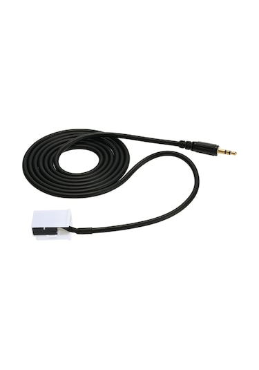 Gajeena Mercedes Aux Kablosu 3.5mm Jack 12 Pin, 144cm Uzunluk, Audio 20/30/50 Aps Uyumlu, Cep Telefonu/mp3 Müzik Bağlantısı, Siyah